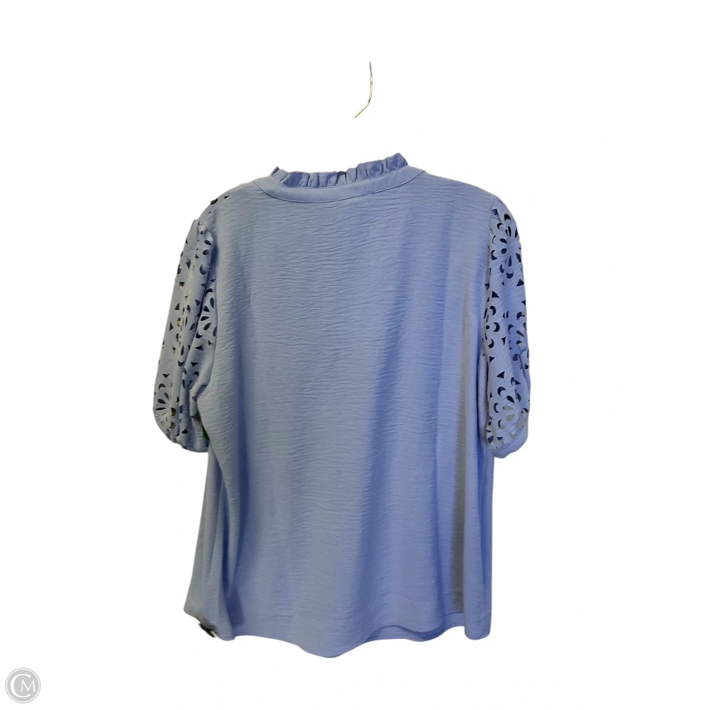 Top Short Sleeve By Clothes Mentor In Blue, Size: M