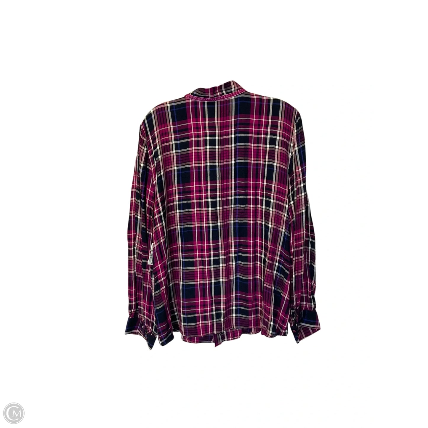 Top Long Sleeve By Chicos In Pink, Size: 1x