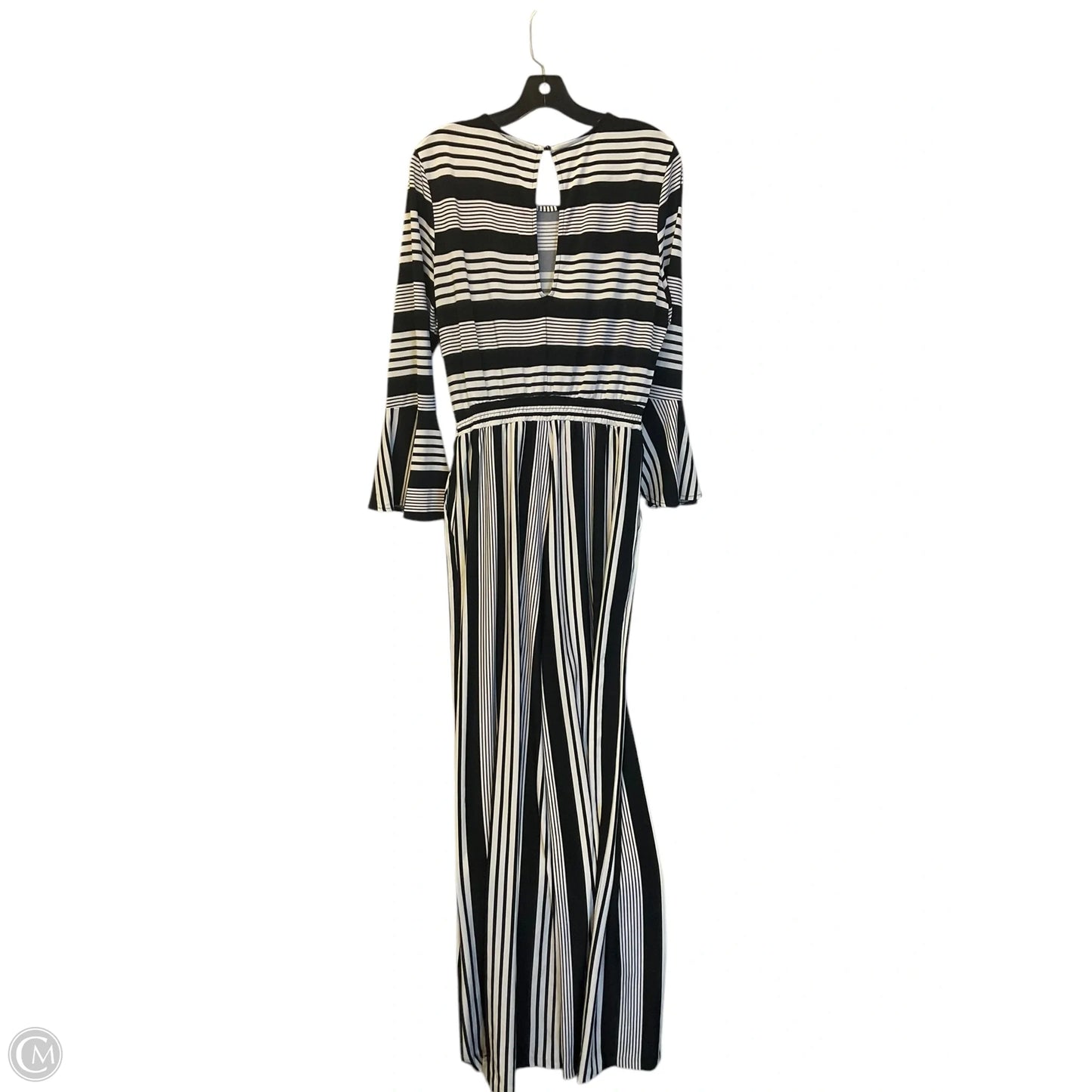 Jumpsuit By Eci In Black & White, Size: L