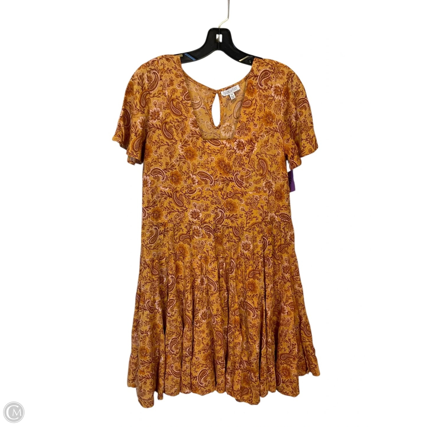 Dress Casual Short By Clothes Mentor In Yellow, Size: Xs