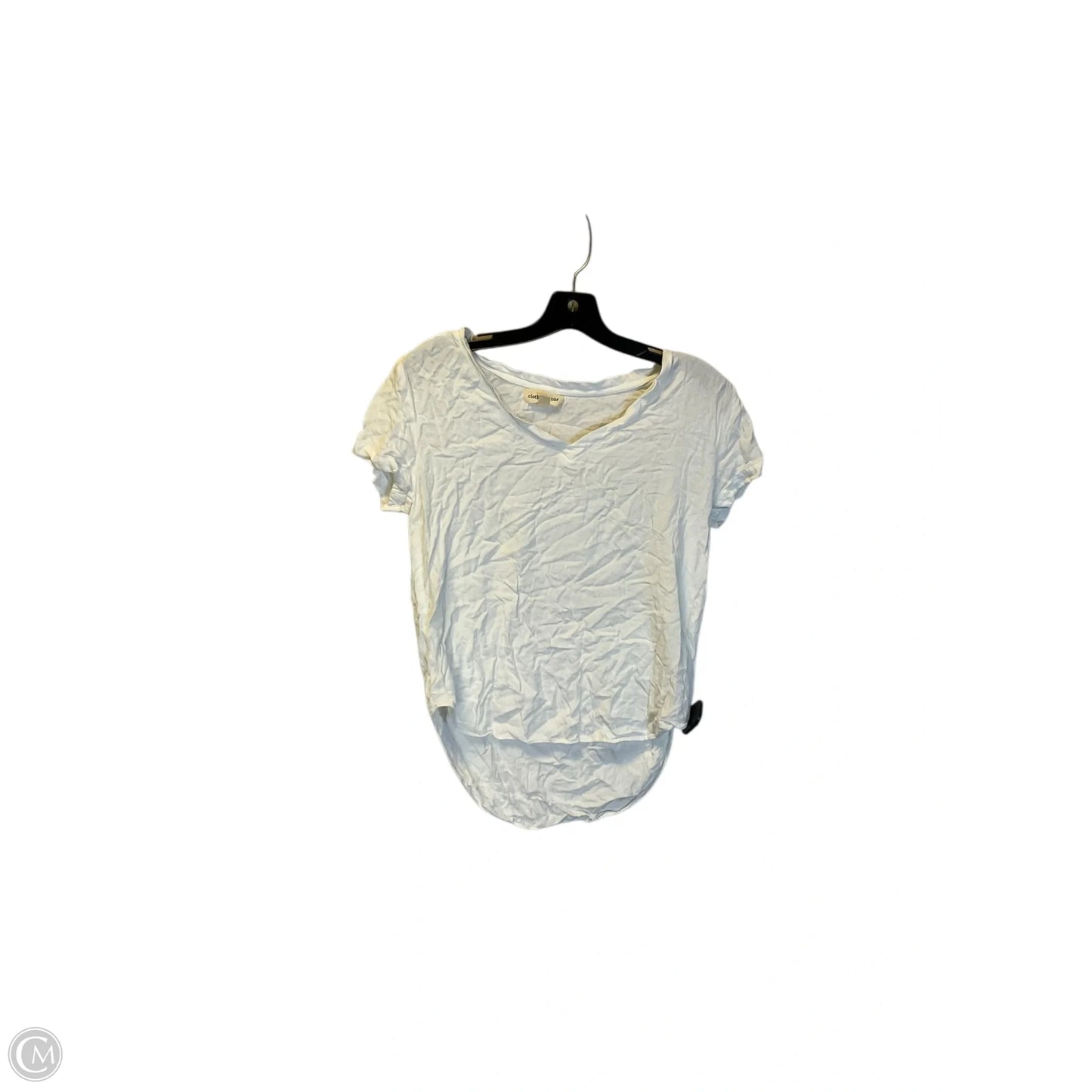 Top Short Sleeve Basic By Cloth & Stone In White, Size: S
