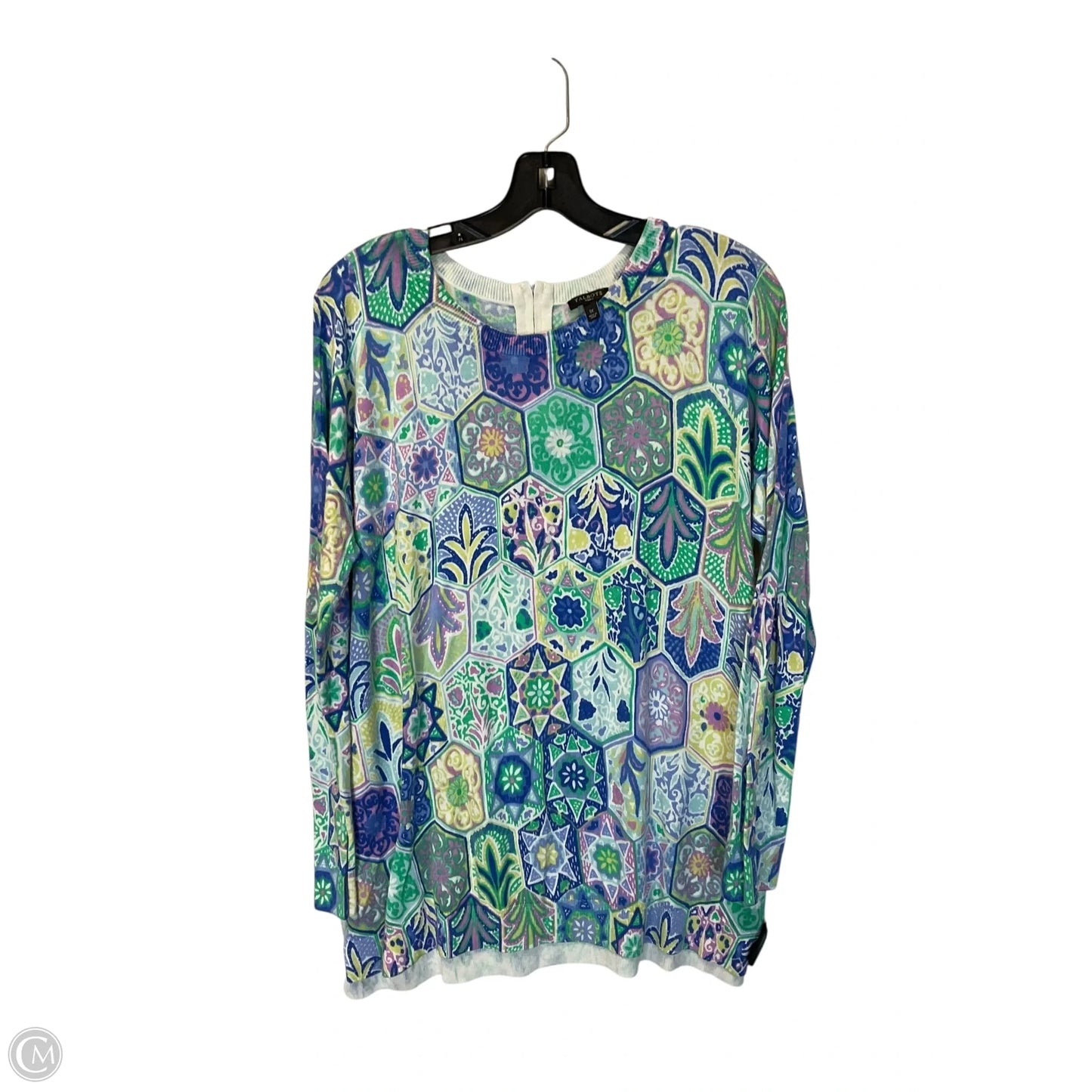 Top Long Sleeve By Talbots In Multi-colored, Size: 1x