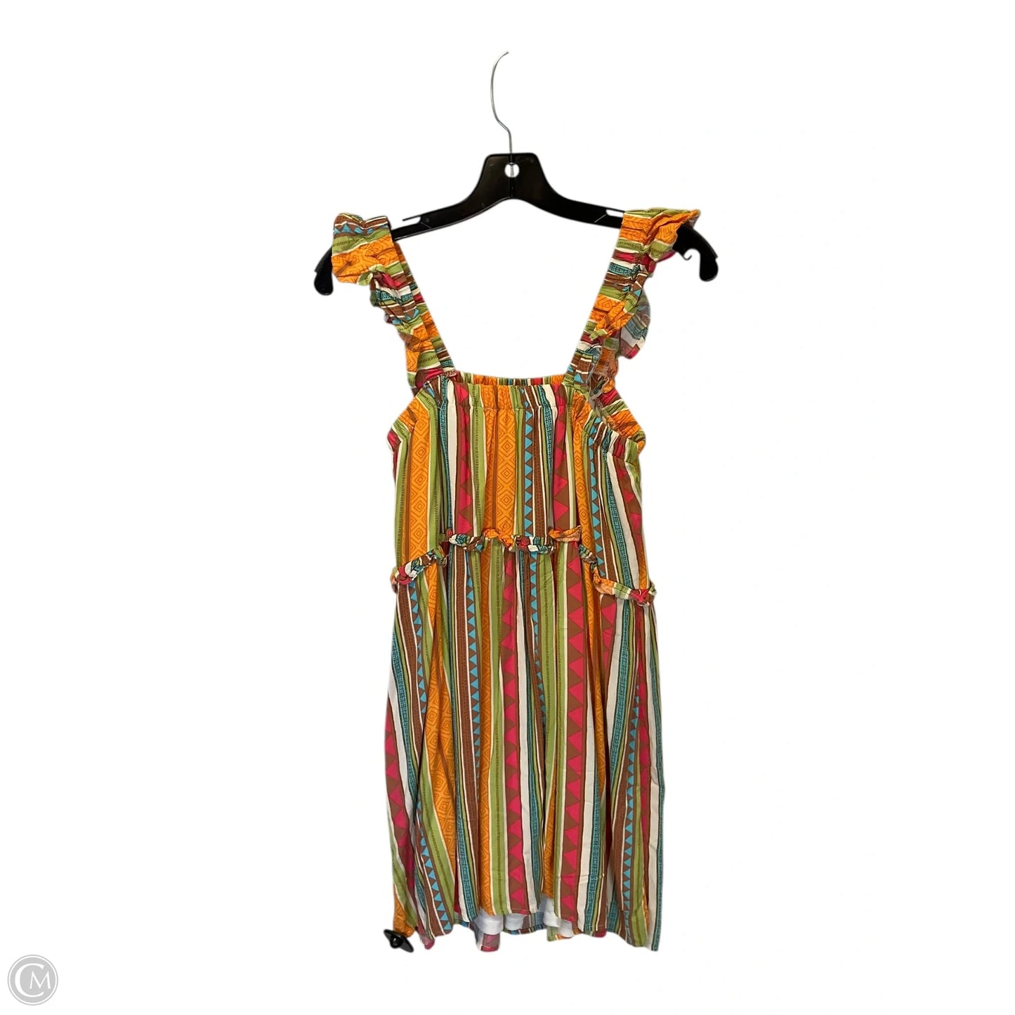 Dress Casual Short By Almost Pink In Multi-colored, Size: M