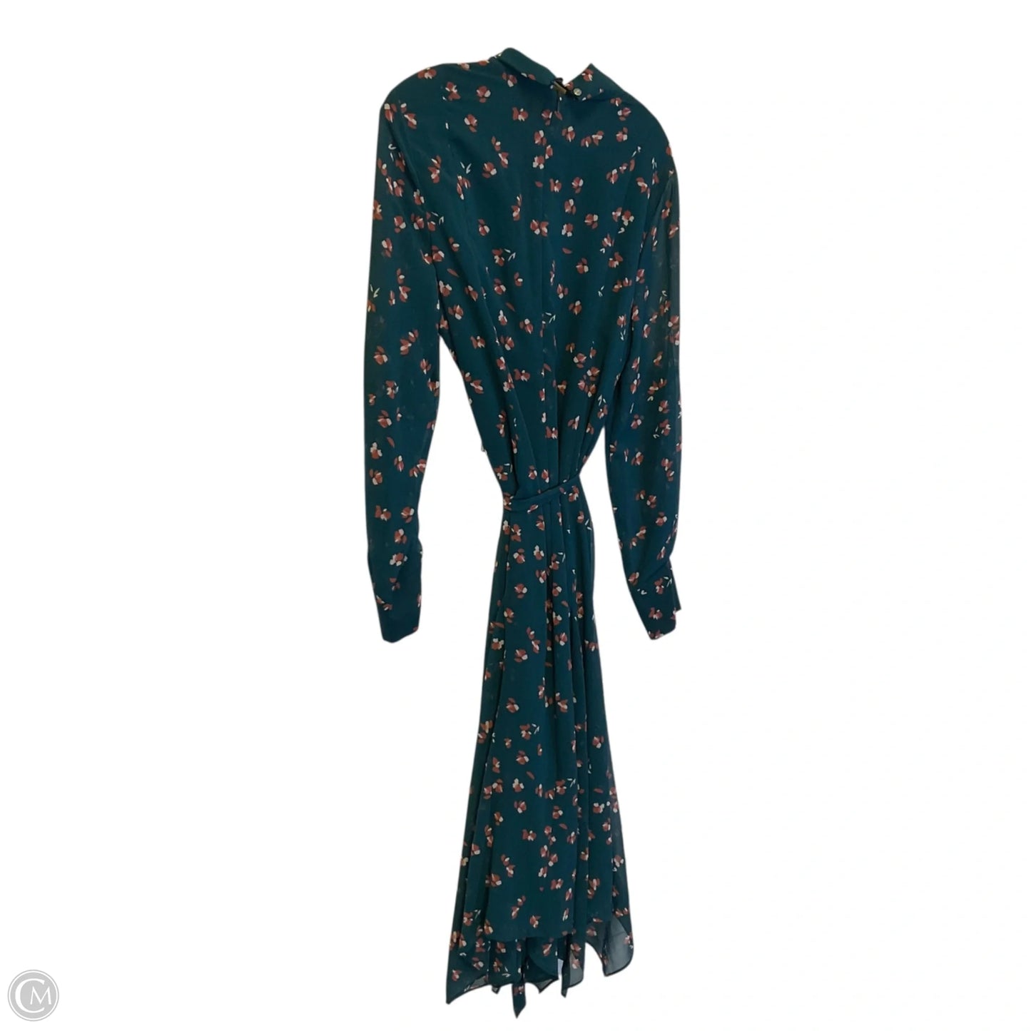 Dress Casual Midi By Dkny In Teal, Size: 14