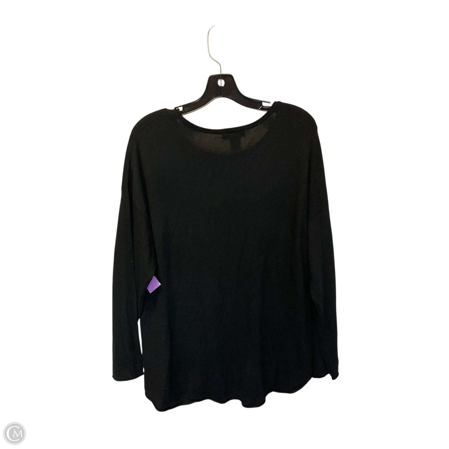 Top Long Sleeve By Rachel Zoe In Black, Size: 1x