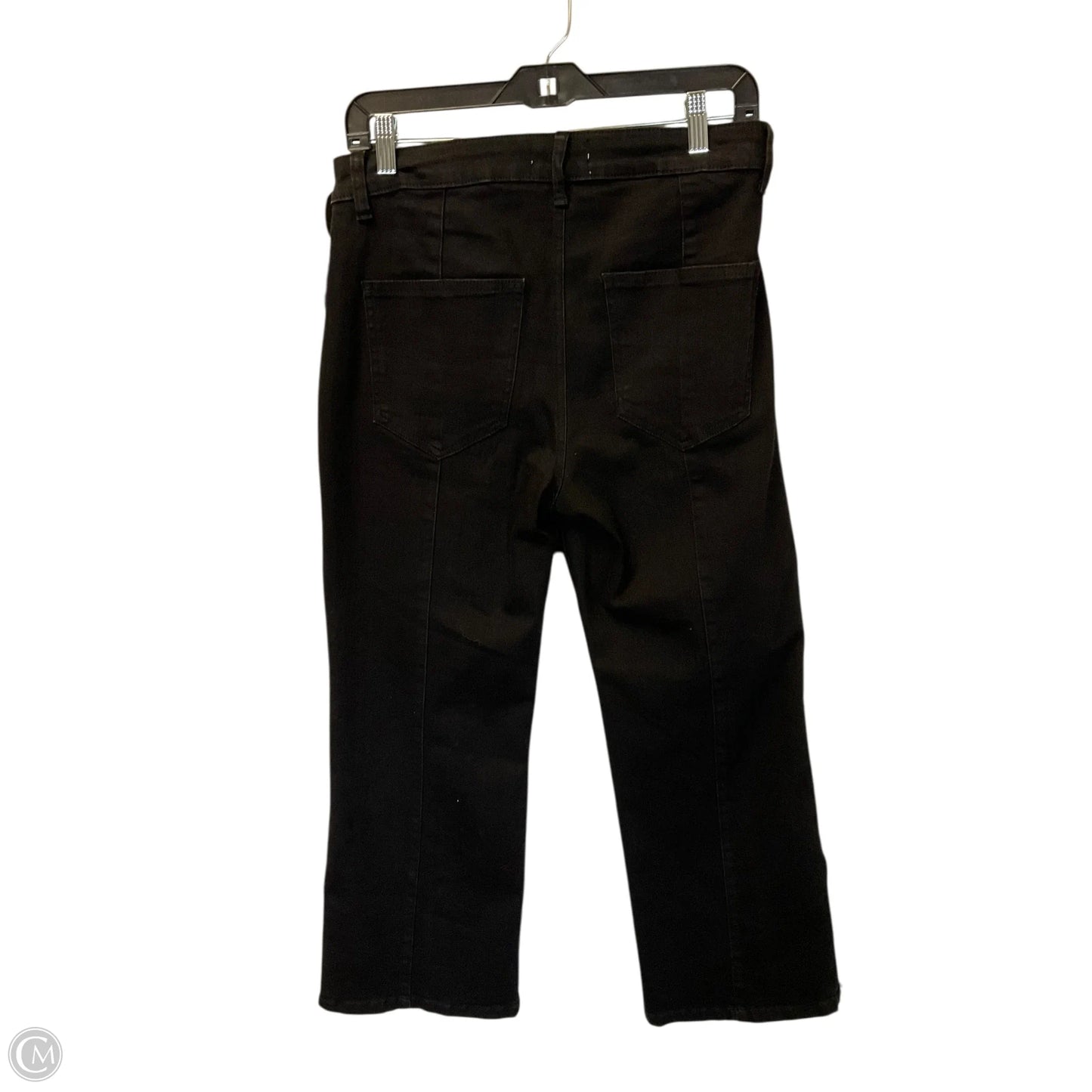 Jeans Straight By For The Republic In Black Denim, Size: 8