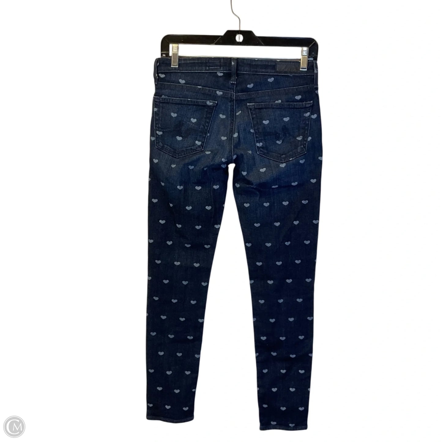 Jeans Skinny By Adriano Goldschmied In Blue Denim, Size: 4