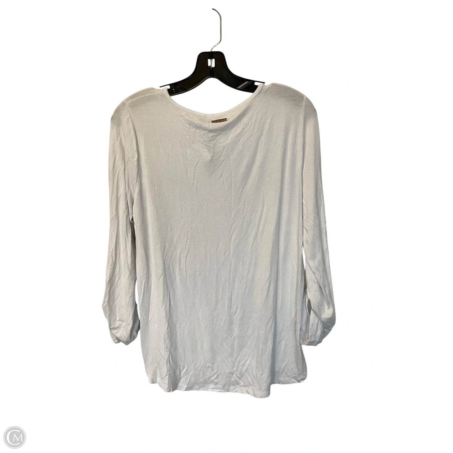 Top Long Sleeve By Michael By Michael Kors In White, Size: M