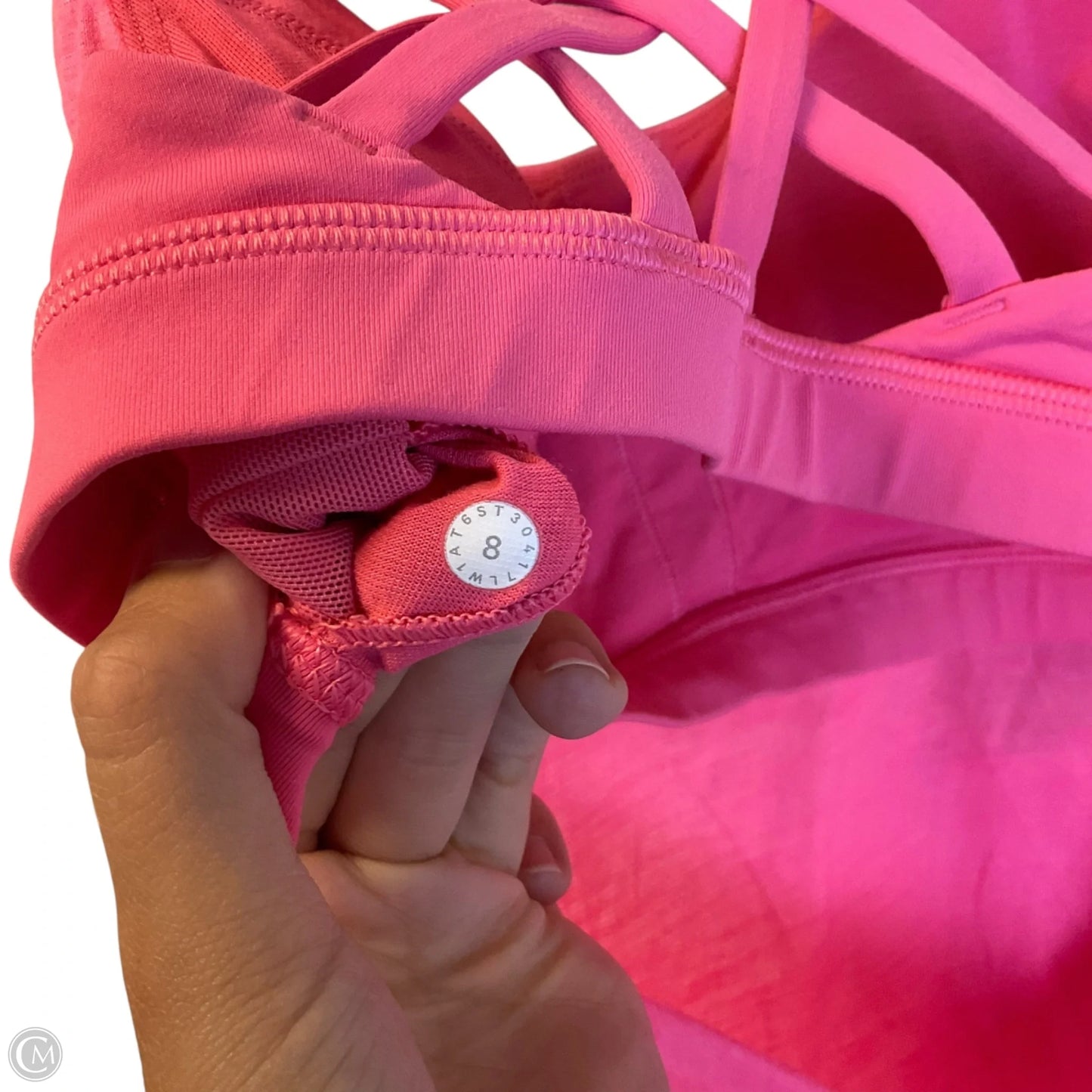 Athletic Tank Top By Lululemon In Pink, Size: 8