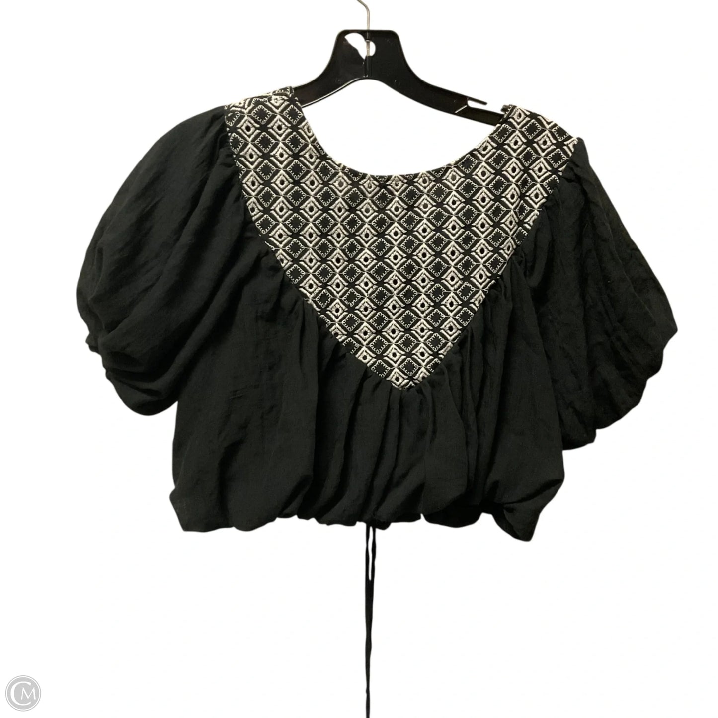 Top Short Sleeve By Life In Black, Size: M