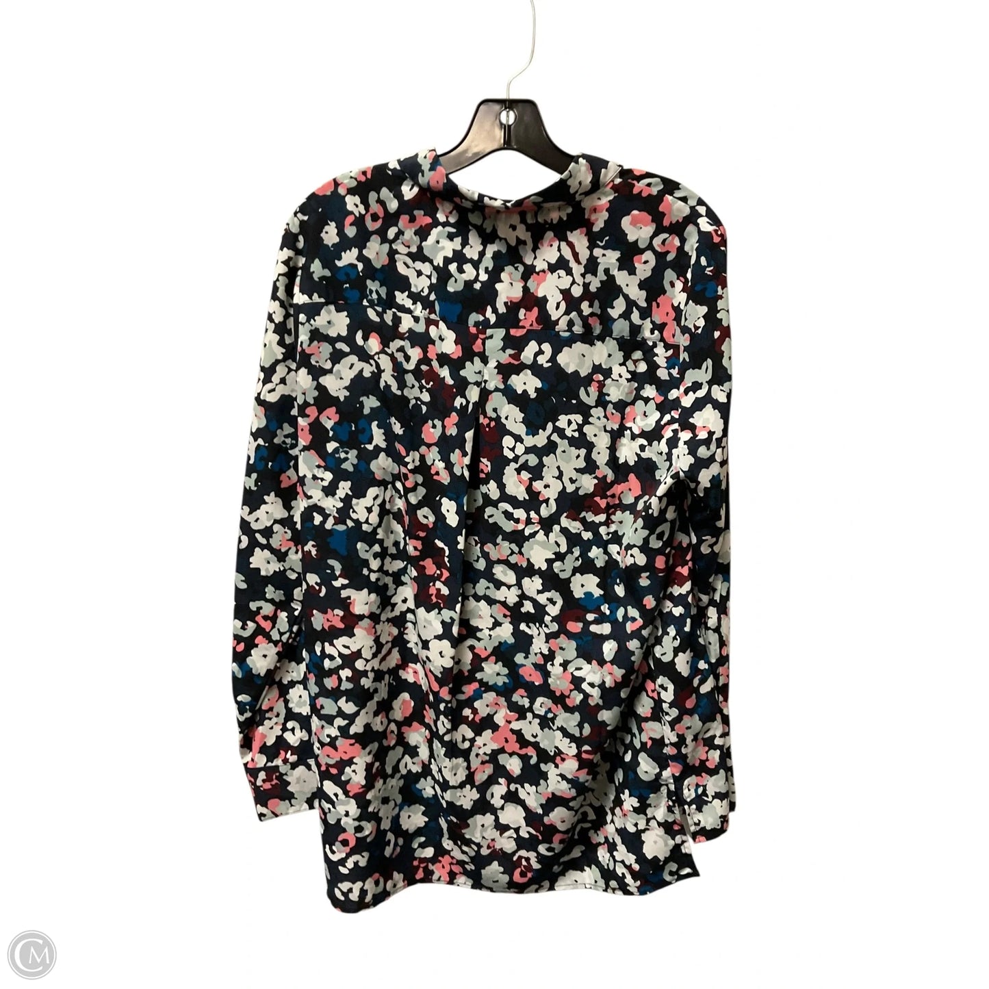 Top Long Sleeve By Ellen Tracy In Floral Print, Size: L