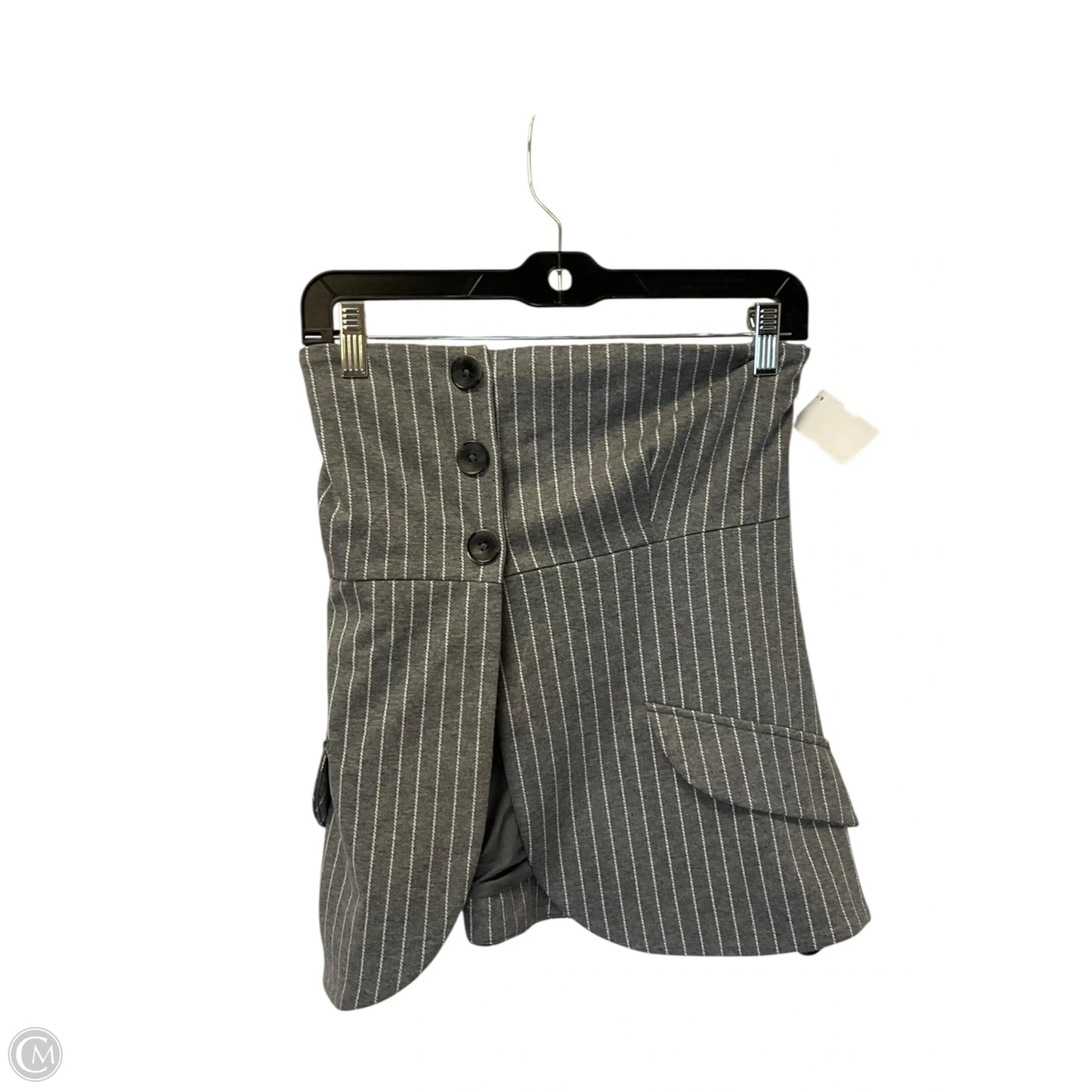 Top Sleeveless By Anthropologie In Grey, Size: L