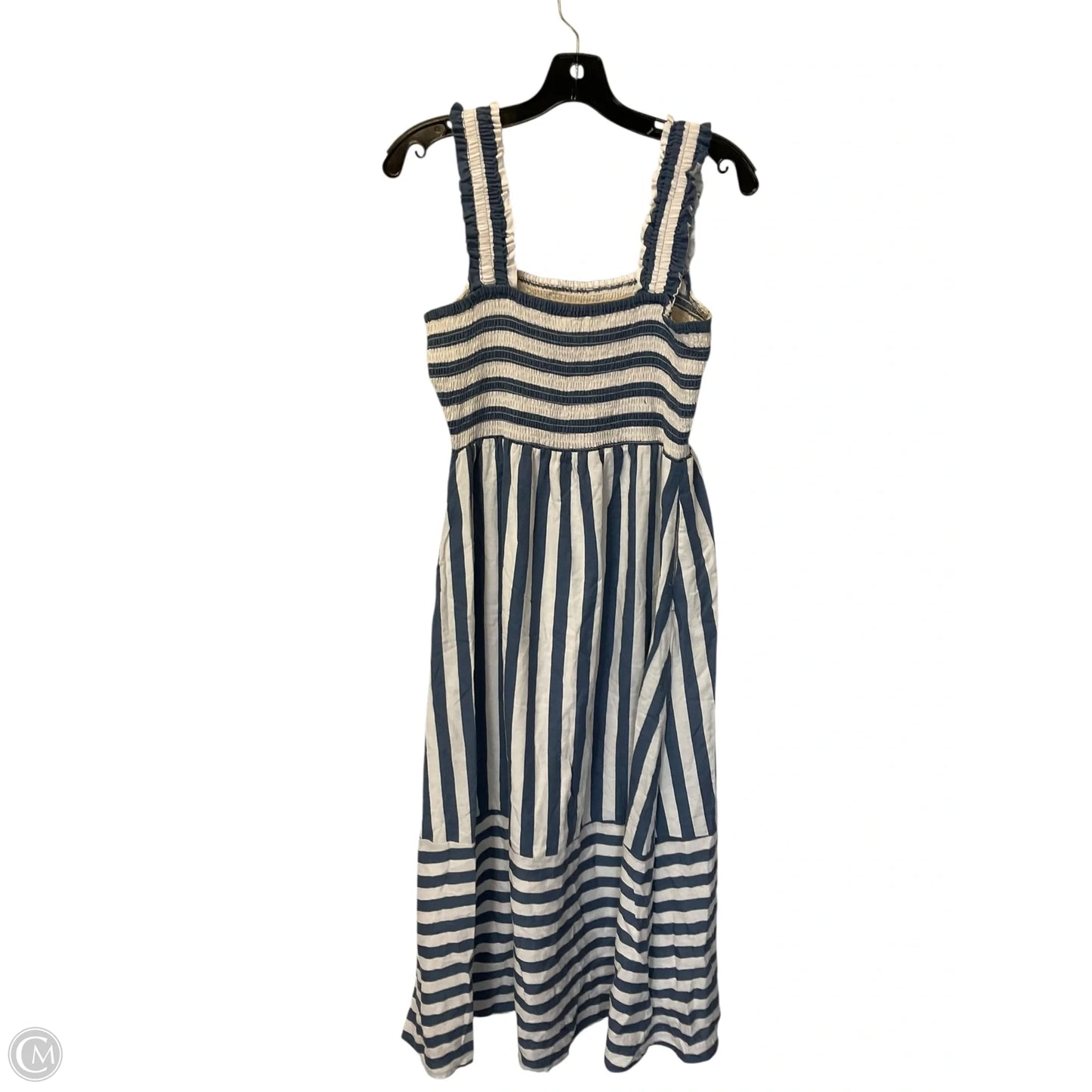 Dress Casual Maxi By Spartina In Striped Pattern, Size: M