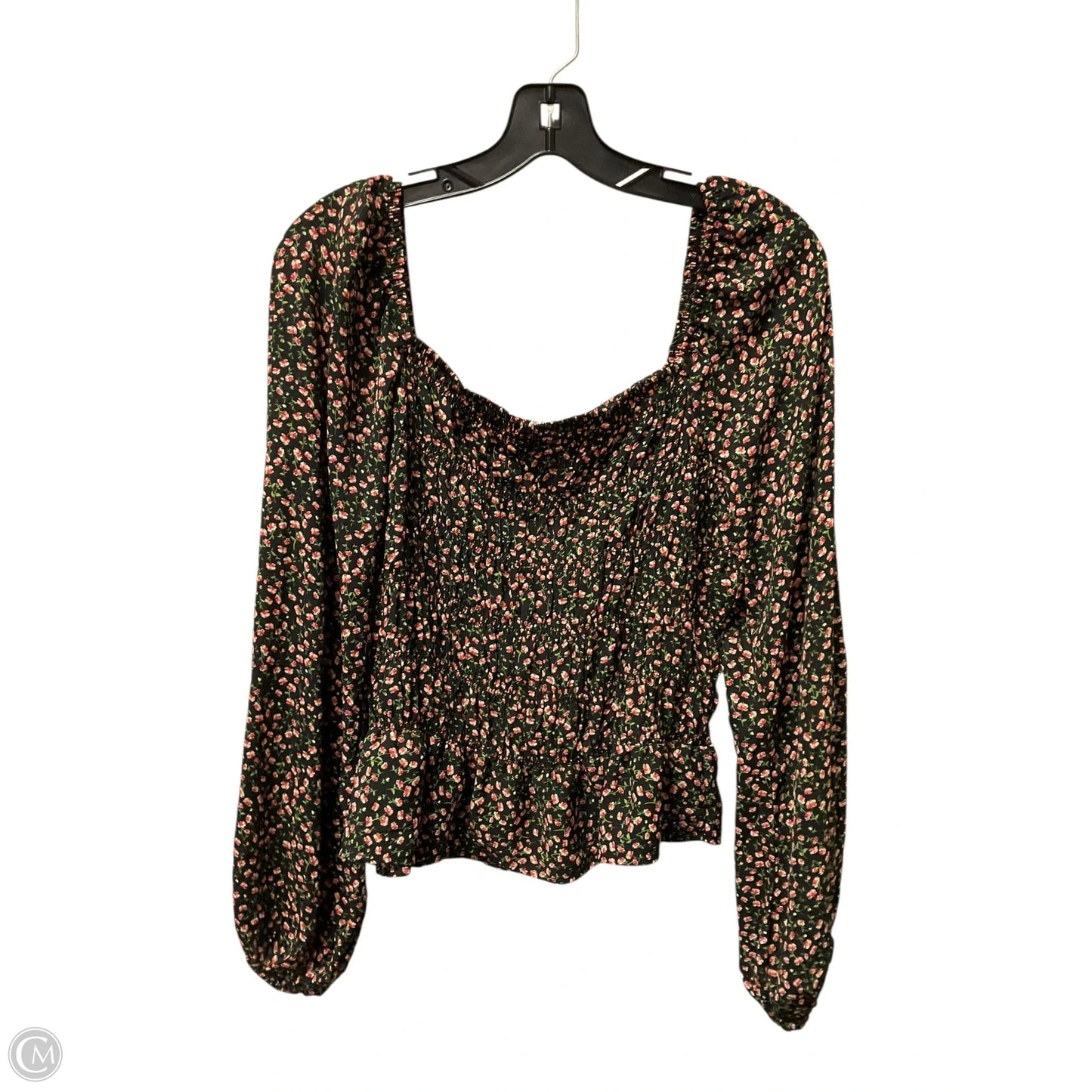 Top Long Sleeve By Sienna Sky In Floral Print, Size: L