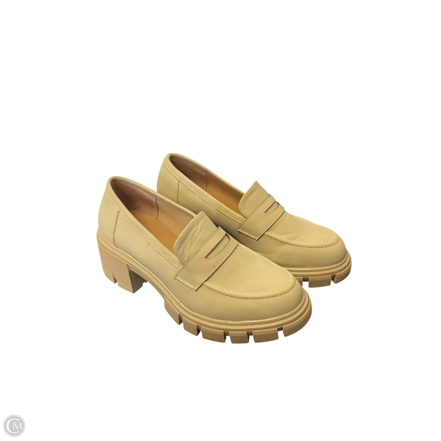 Shoes Heels Block By Sincerely Jules In Tan, Size: 7.5