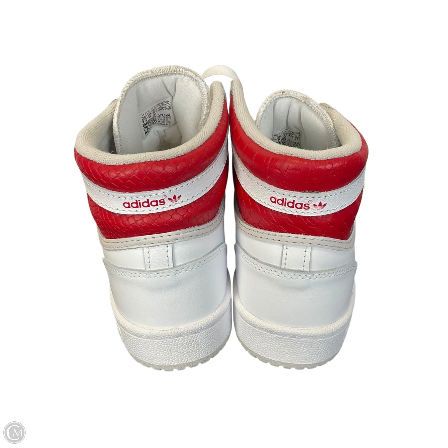 Shoes Athletic By Adidas In Red & White, Size: 7.5