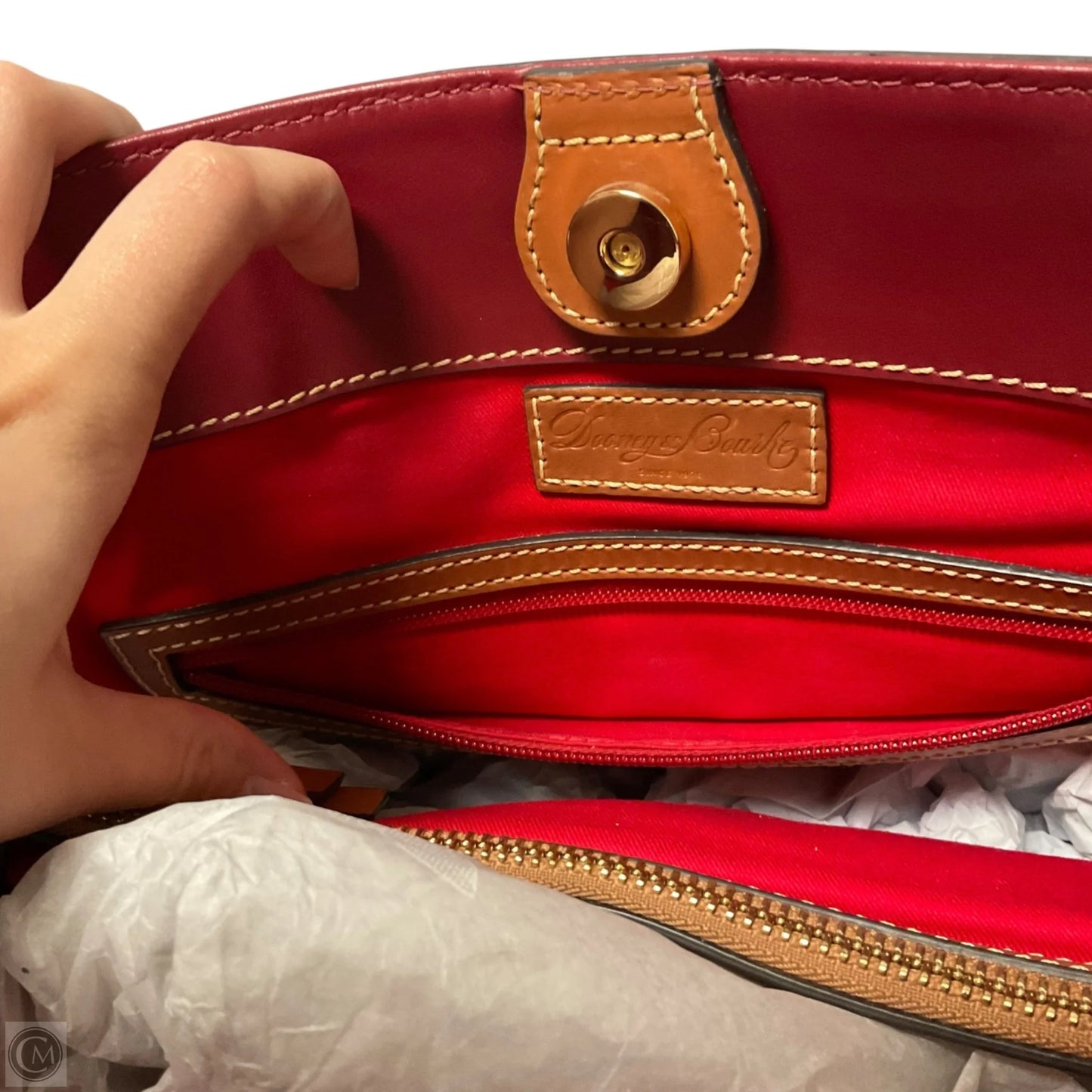 Handbag Designer By Dooney And Bourke, Size: Large