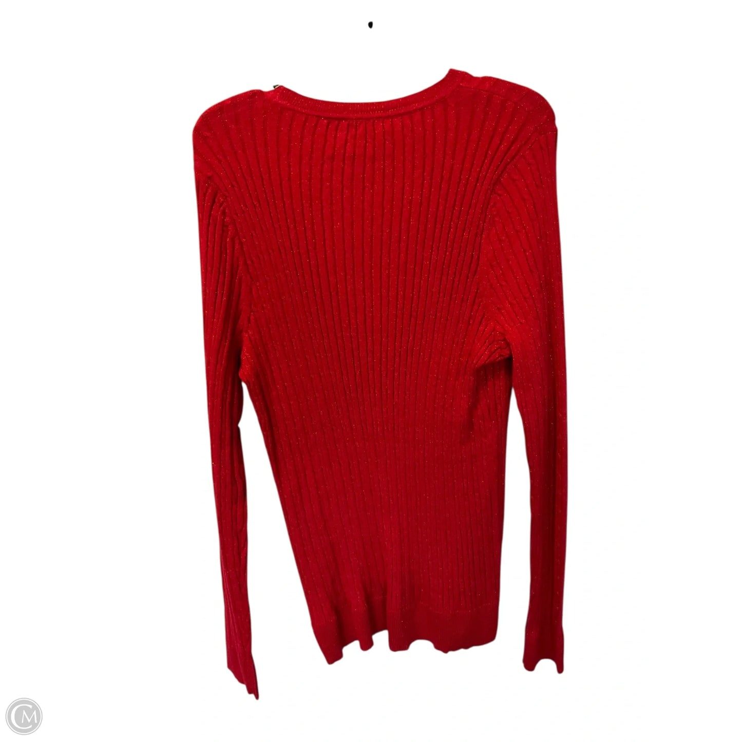 Sweater By Kim Rogers In Red, Size: Xl