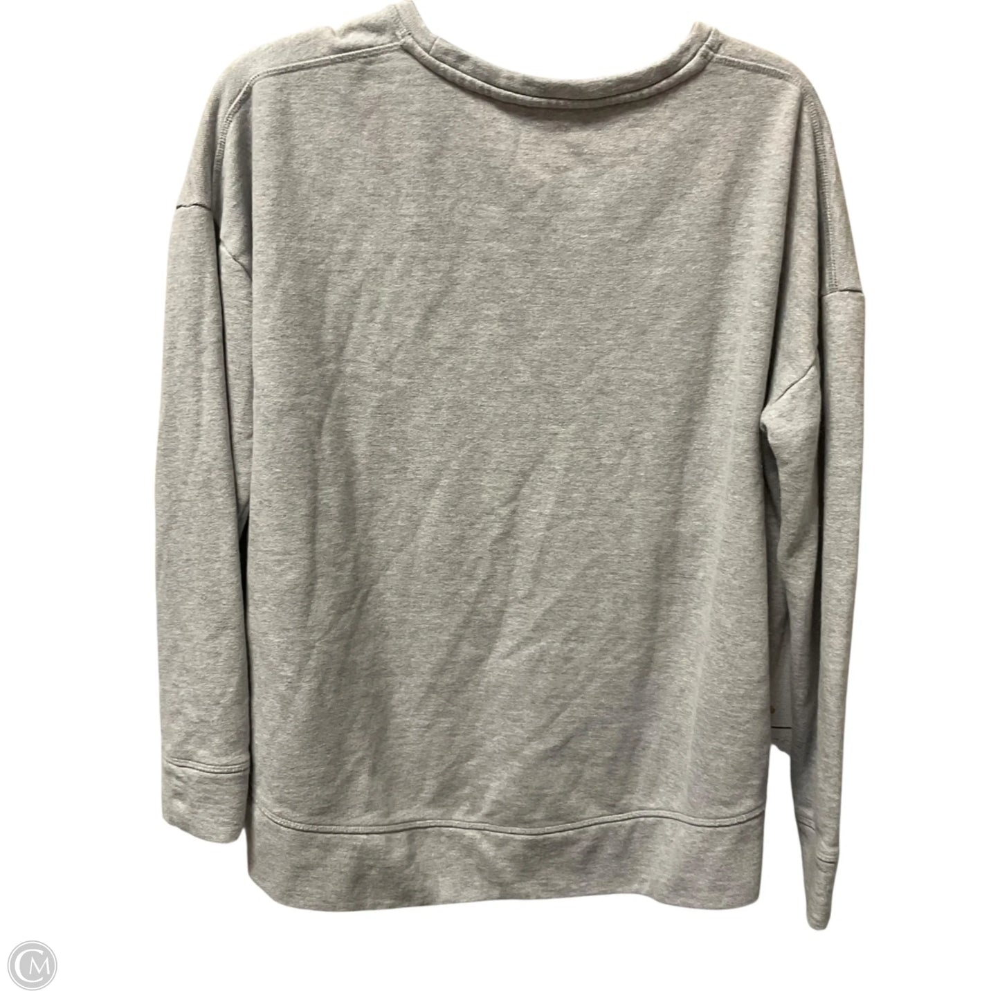 Sweatshirt Crewneck By Athleta In Grey, Size: M