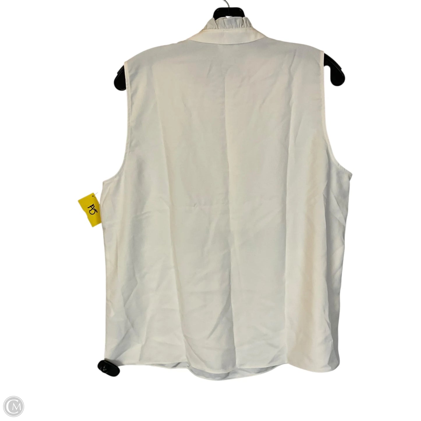 Top Sleeveless By J. Crew In Cream, Size: Xl