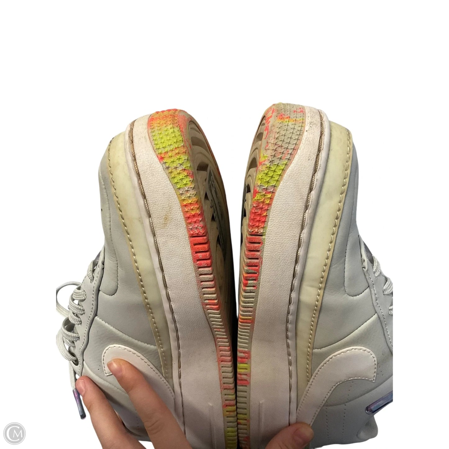Shoes Athletic By Nike In Grey, Size: 7.5