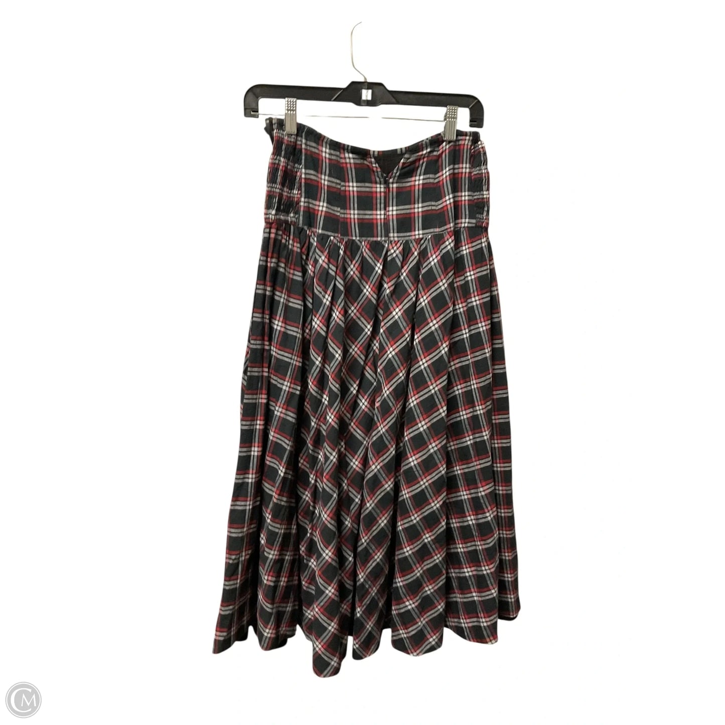 Skirt Midi By Banjanan In Plaid Pattern, Size: Xs