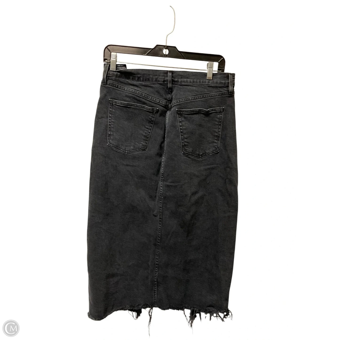 Skirt Midi By Cmc In Black Denim, Size: 10