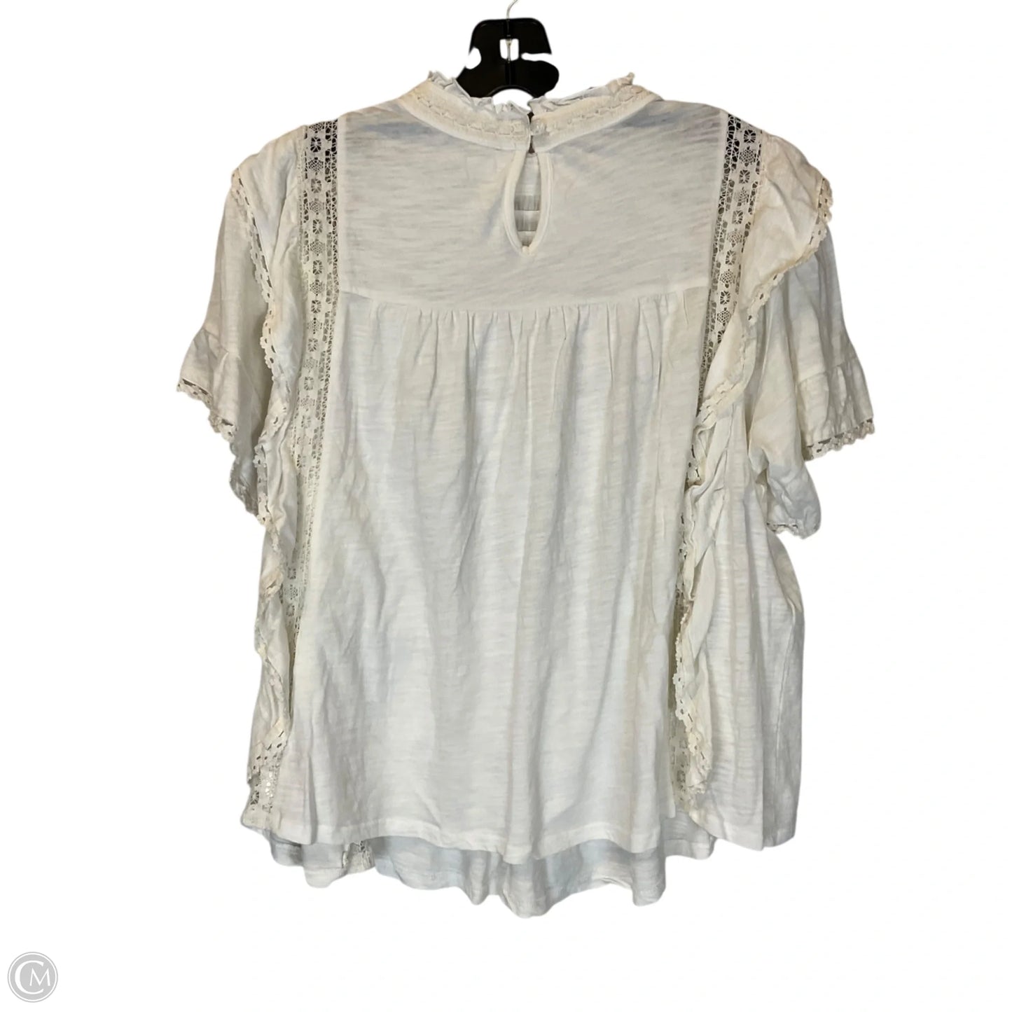 Top Short Sleeve By Free People In White, Size: M