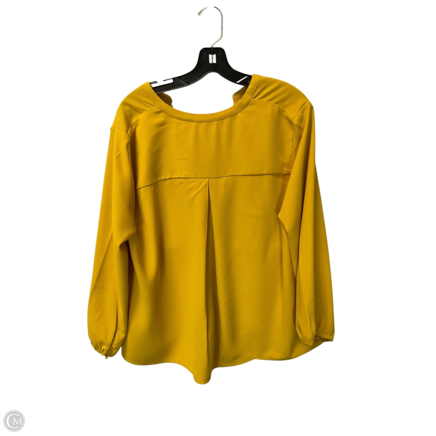 Top Long Sleeve By J. Crew In Yellow, Size: Xl