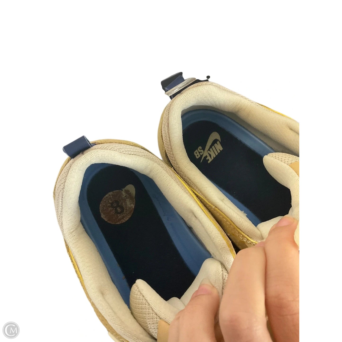 Shoes Athletic By Nike In Yellow, Size: 8