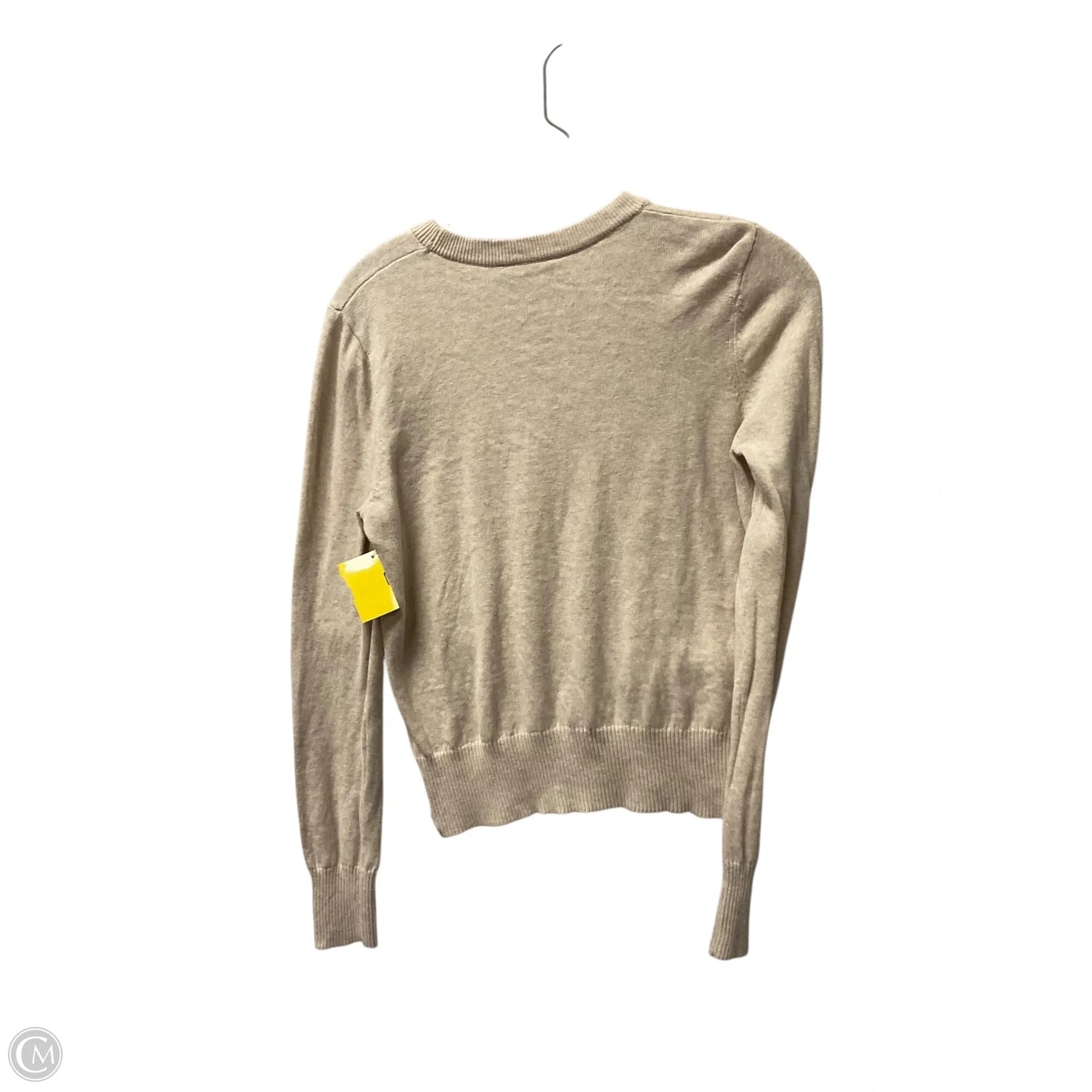 Top Long Sleeve By Clothes Mentor In Tan, Size: Xs