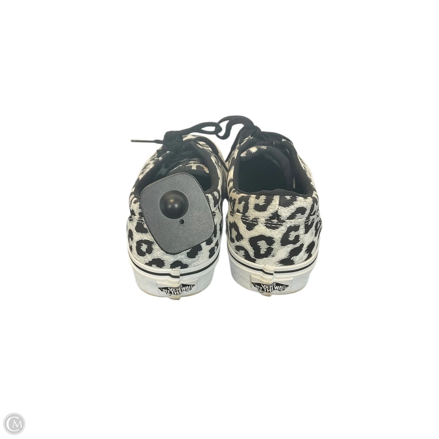 Shoes Sneakers By Vans In Black & White, Size: 6.5