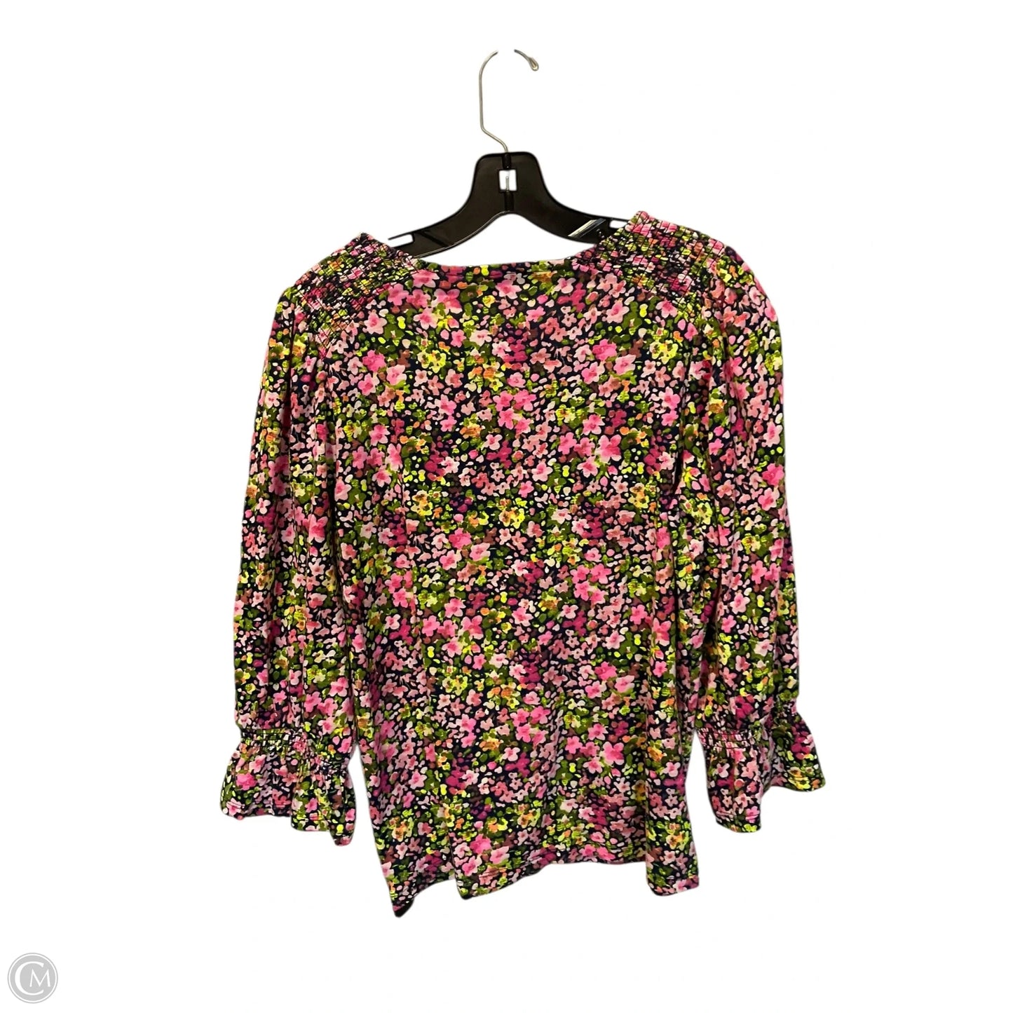Top Long Sleeve By Crown And Ivy In Floral Print, Size: S