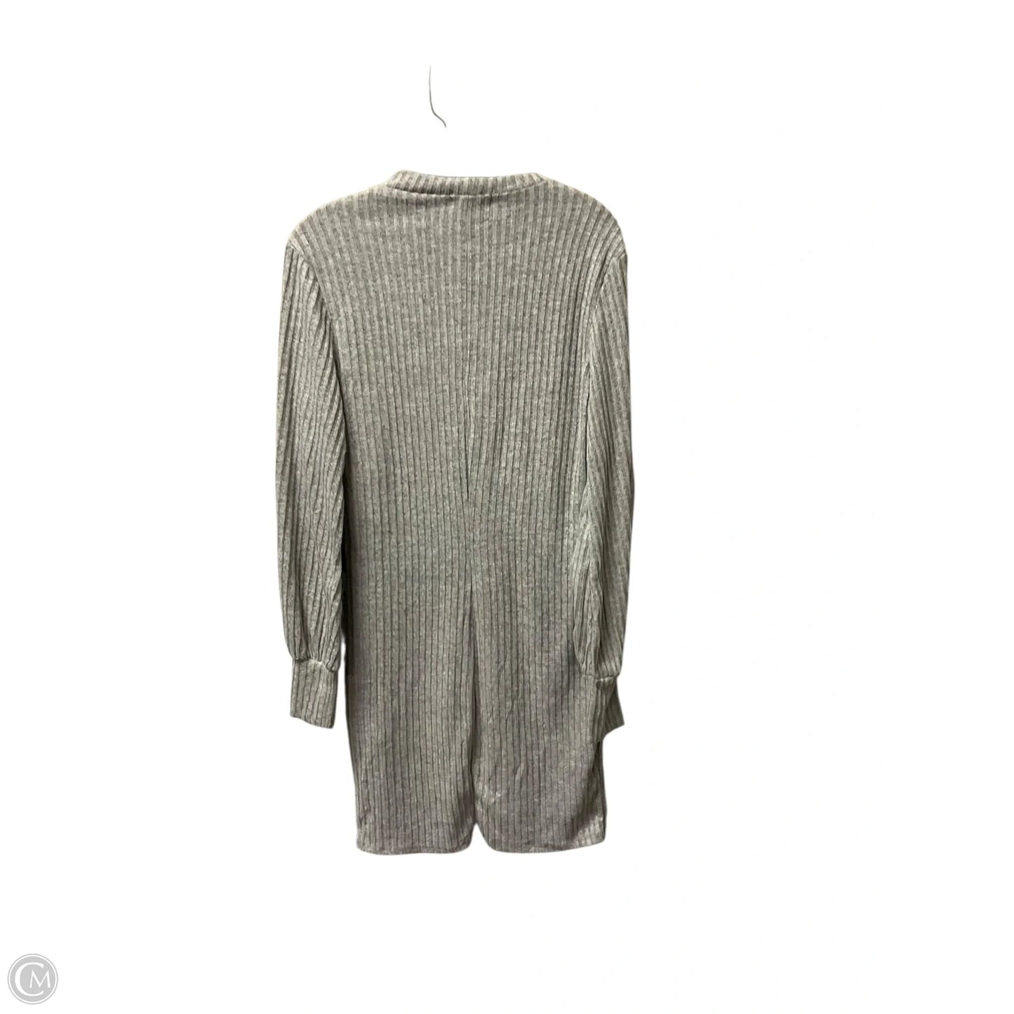 Dress Casual Midi By Clothes Mentor In Grey, Size: L