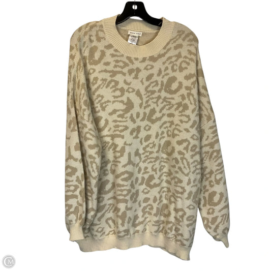 Sweater By Main Strip In Animal Print, Size: L