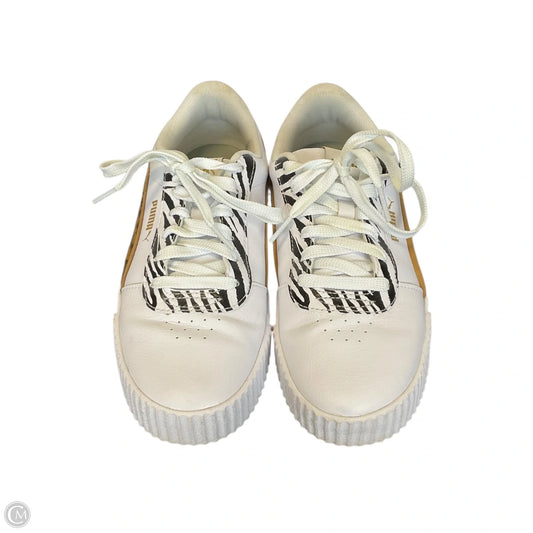Shoes Athletic By Puma In White, Size: 8