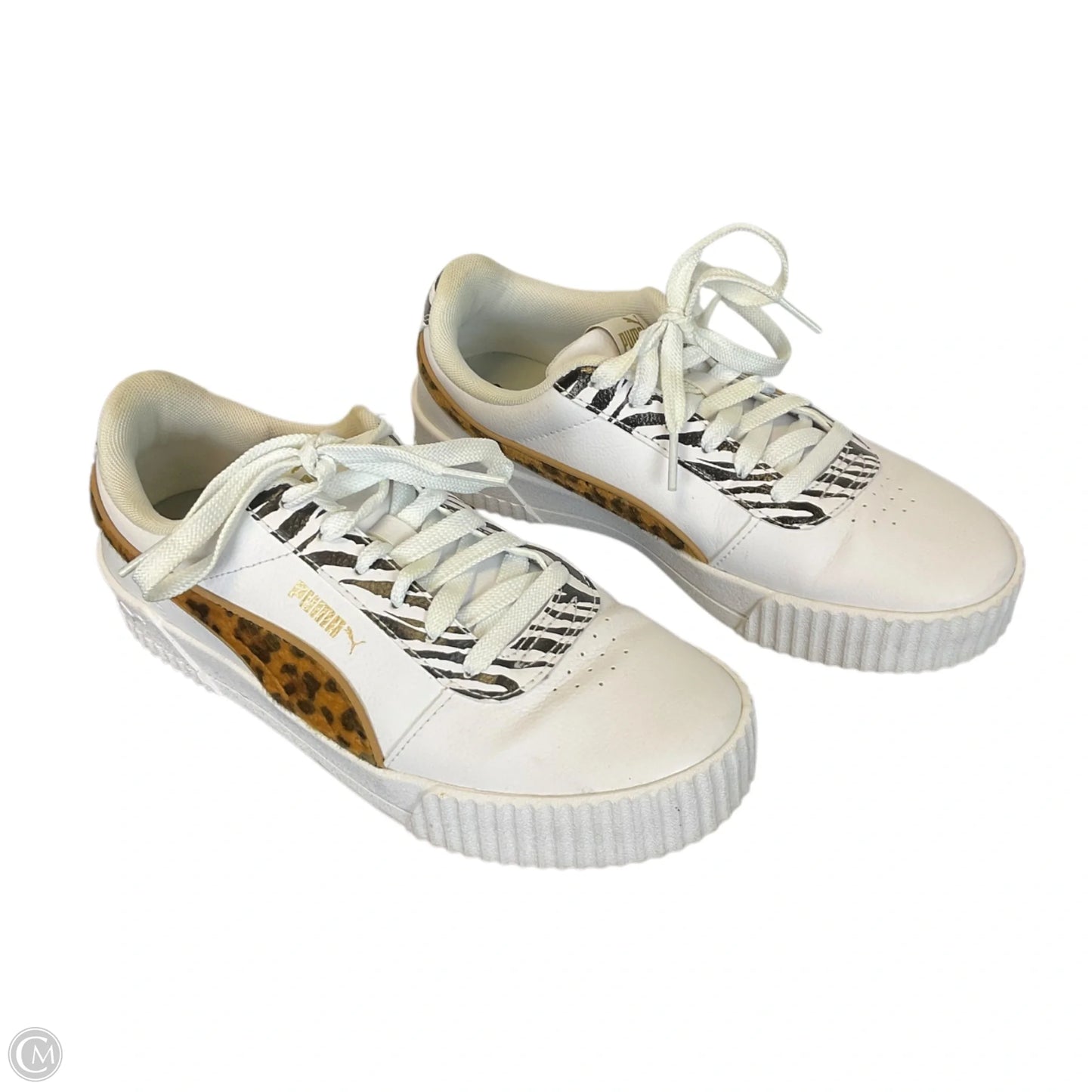 Shoes Athletic By Puma In White, Size: 8