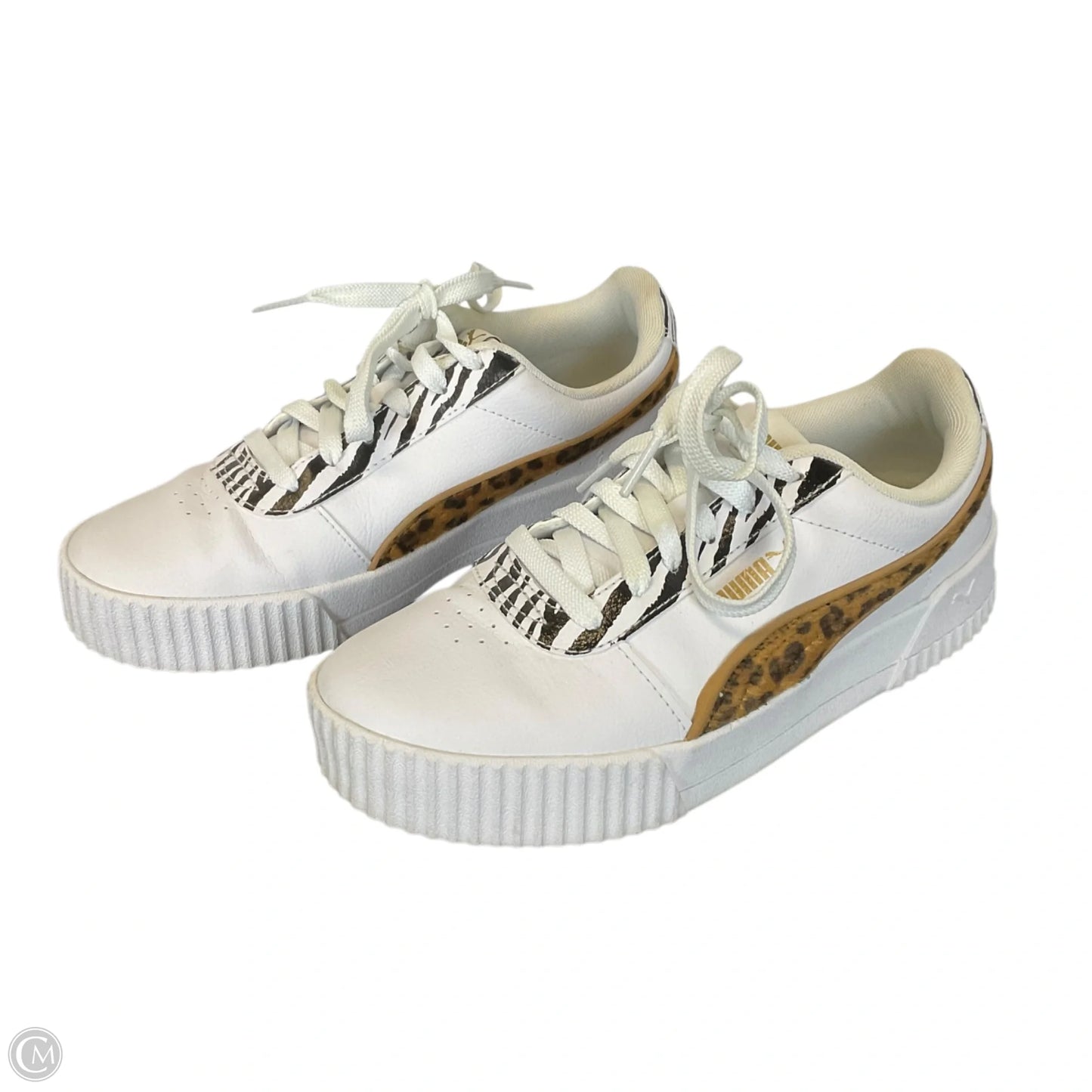 Shoes Athletic By Puma In White, Size: 8