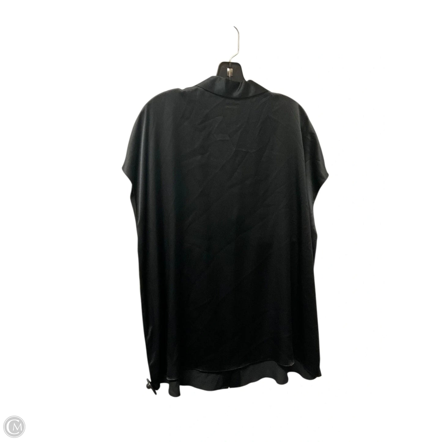 Top Short Sleeve By Vince In Black, Size: Xxl