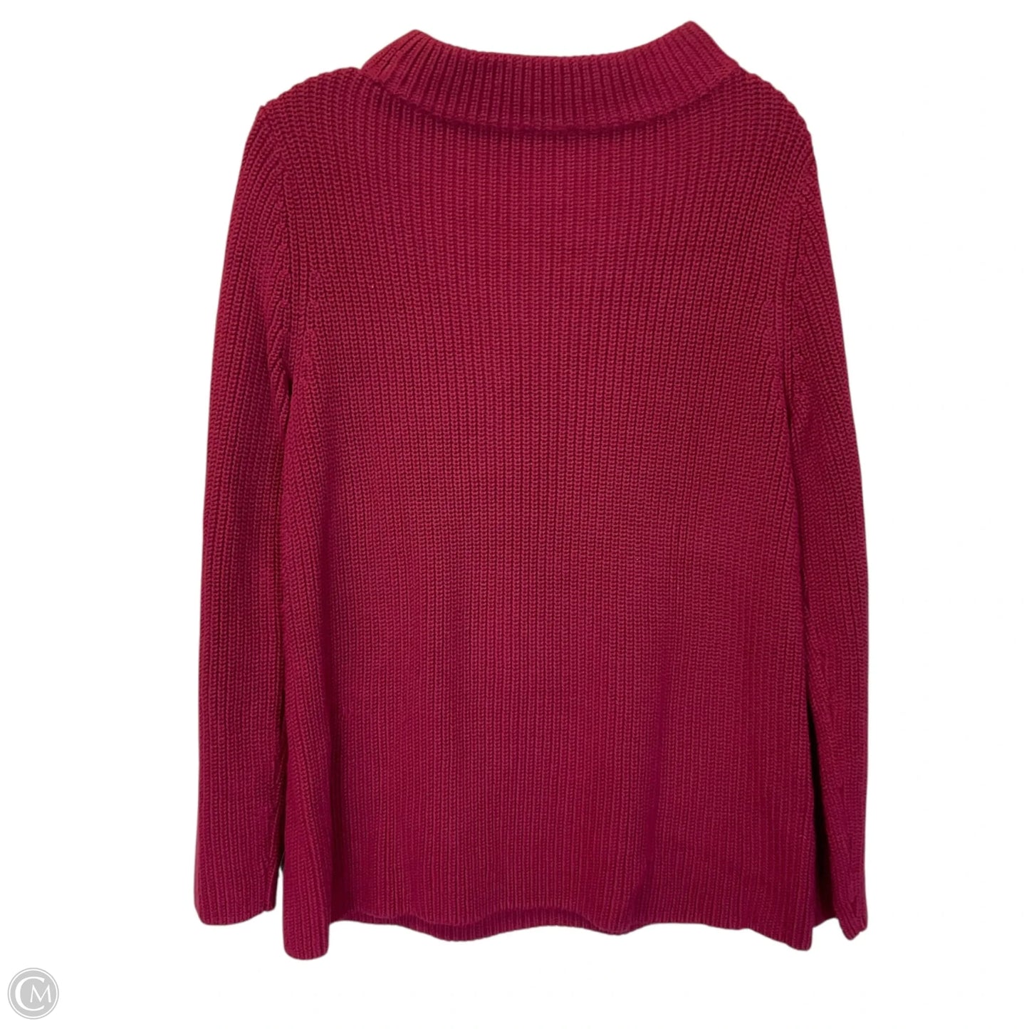 Sweater By Talbots In Pink, Size: L