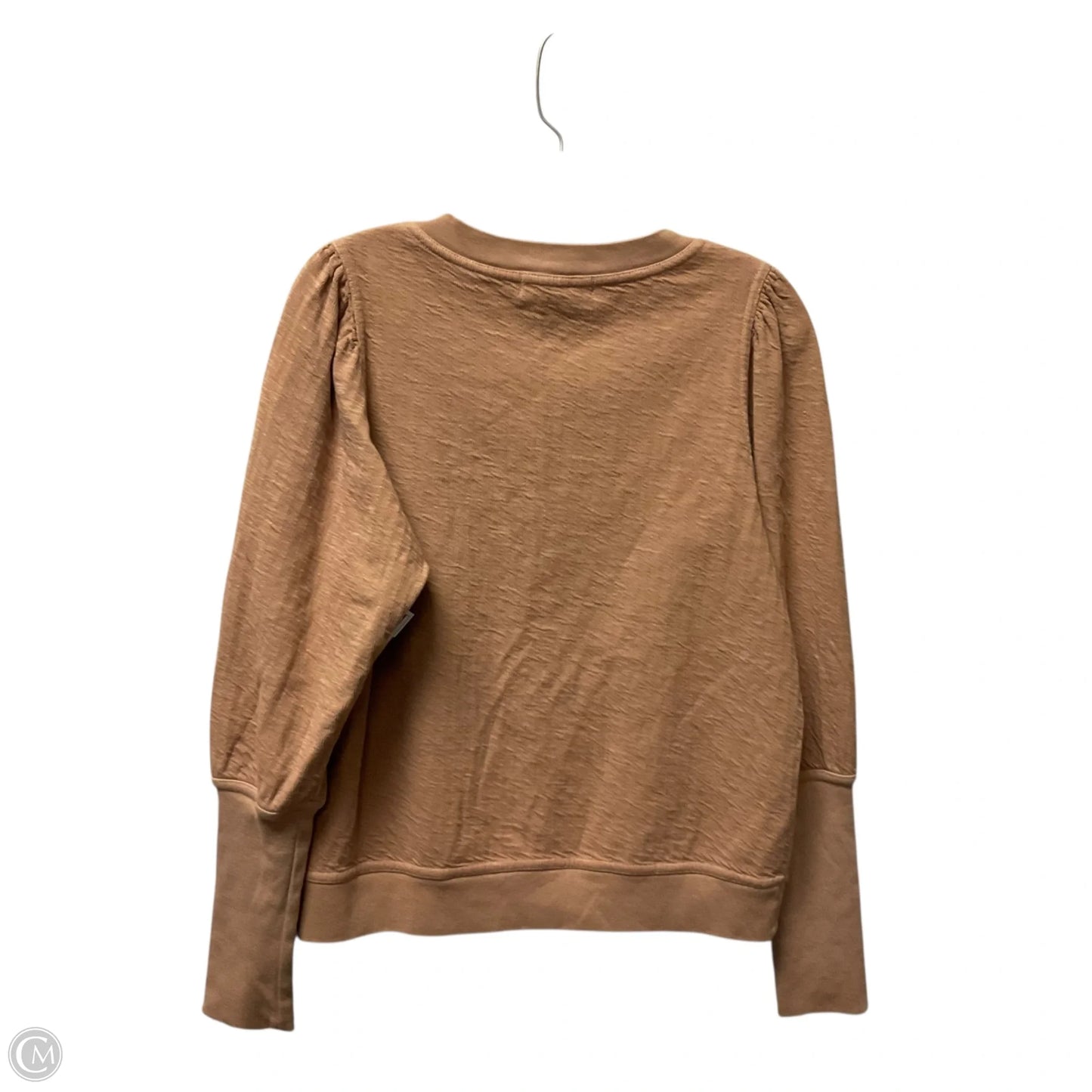 Sweatshirt Crewneck By Cmc In Tan, Size: S