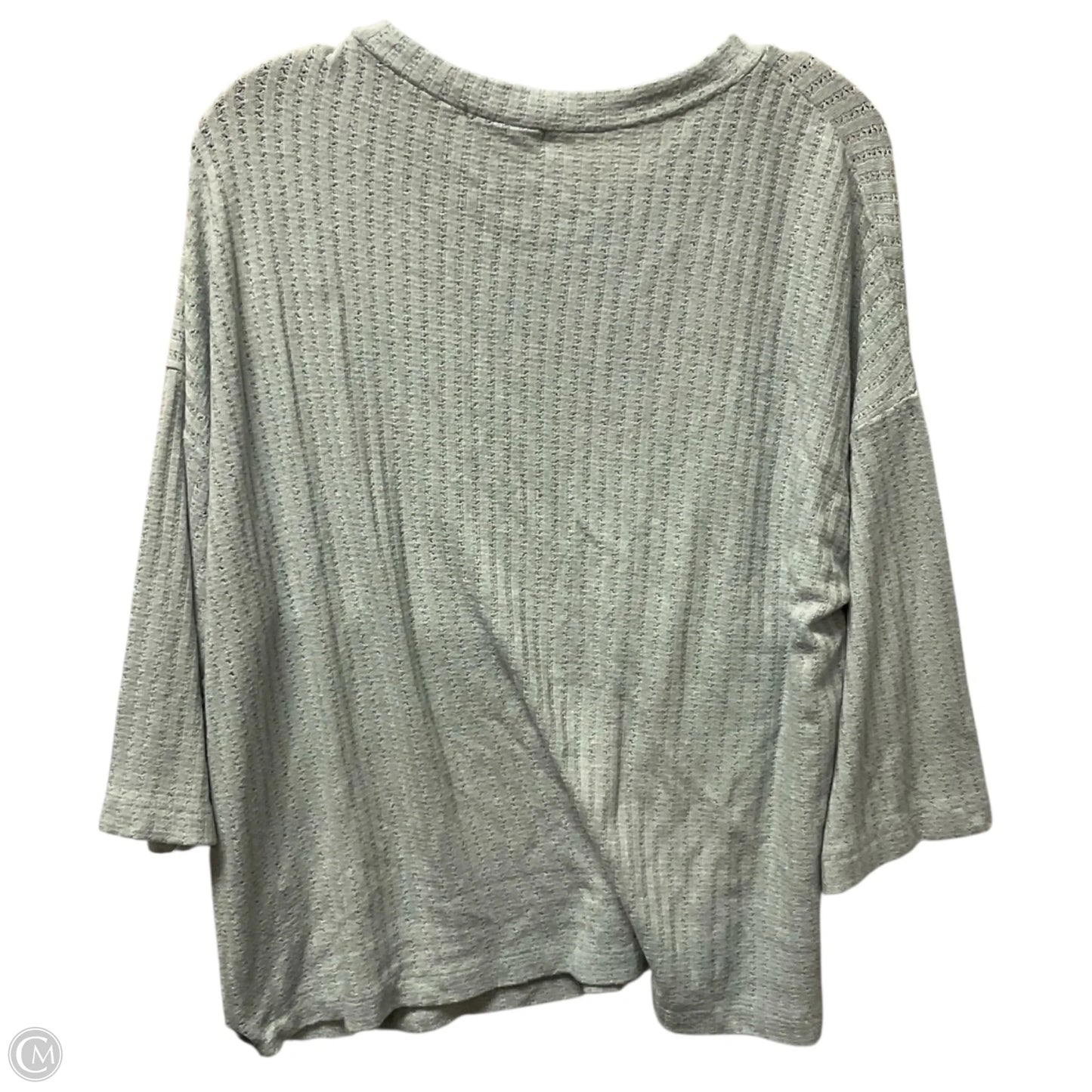 Top 3/4 Sleeve By Entro In Blue, Size: S