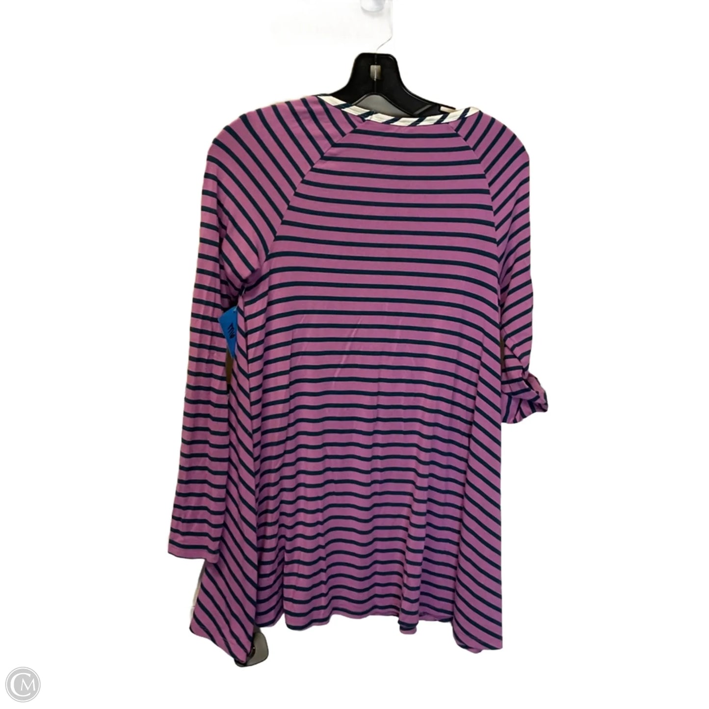 Top Long Sleeve By Matilda Jane In Striped Pattern, Size: Xs
