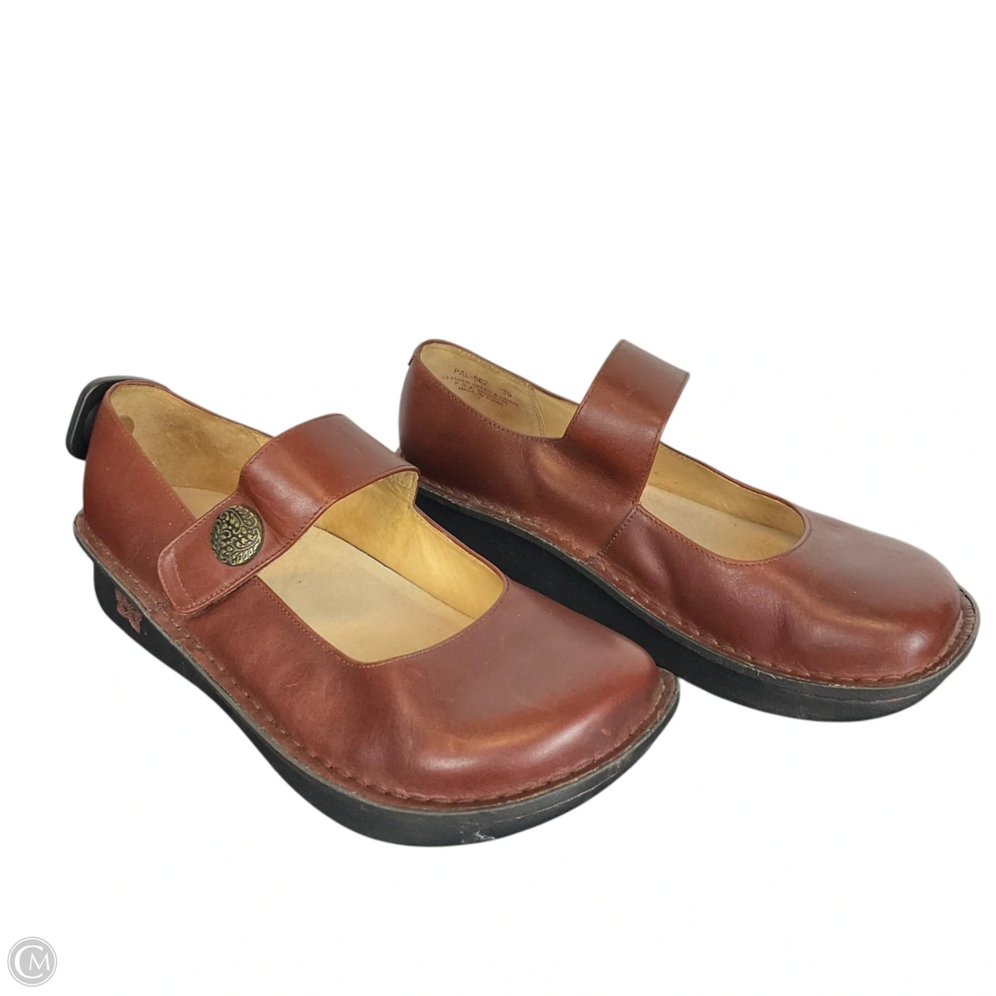 Shoes Heels Wedge By Alegria In Brown, Size: 8.5