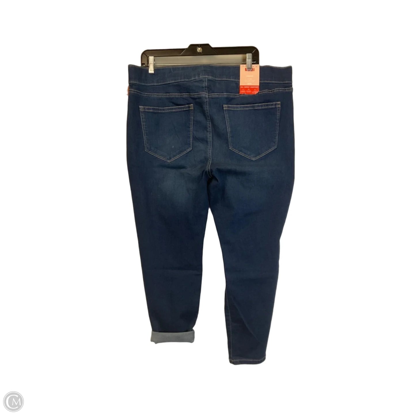 Jeans Jeggings By Evri In Blue Denim, Size: 16