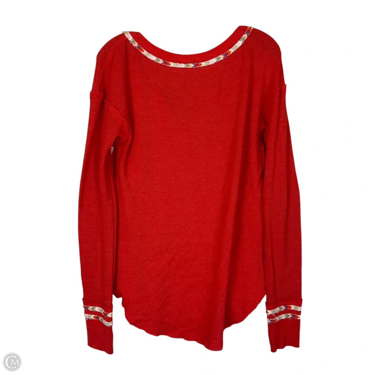 Top Long Sleeve By We The Free In Orange, Size: M