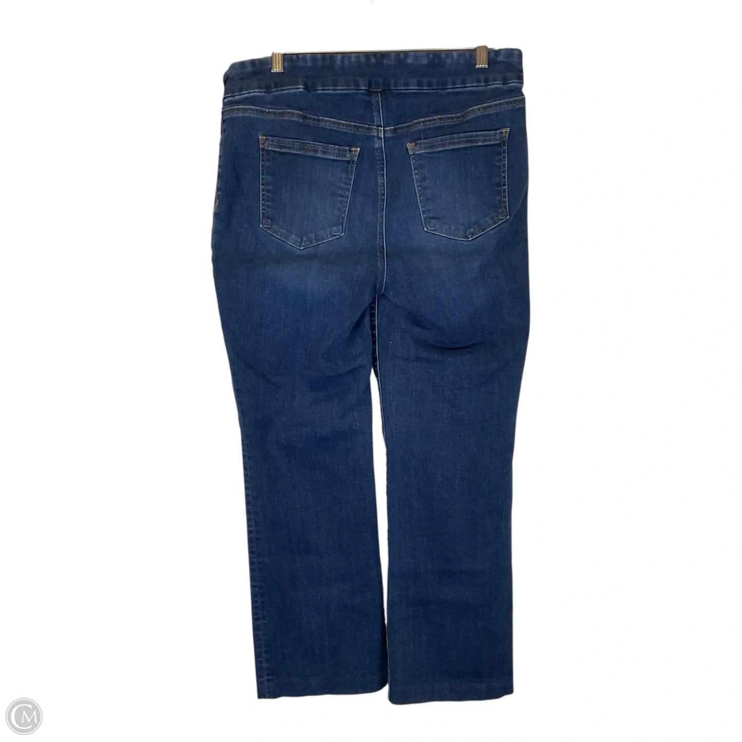 Jeans Boot Cut By Chicos In Blue Denim, Size: 10