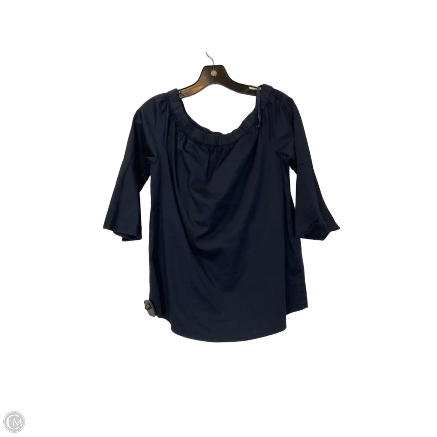 Top 3/4 Sleeve By Michael By Michael Kors In Navy, Size: S