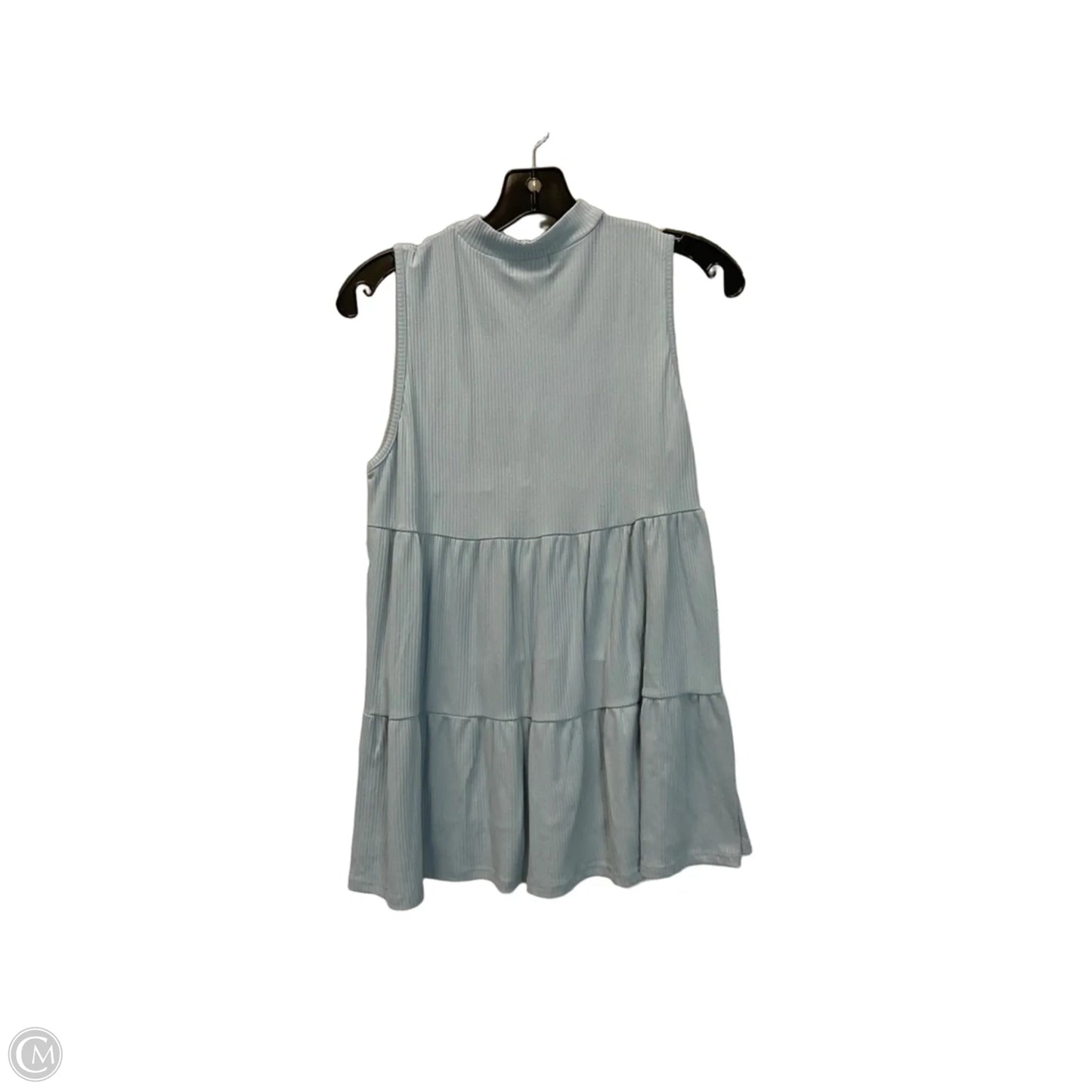 Top Sleeveless By Pink Lily In Blue, Size: S