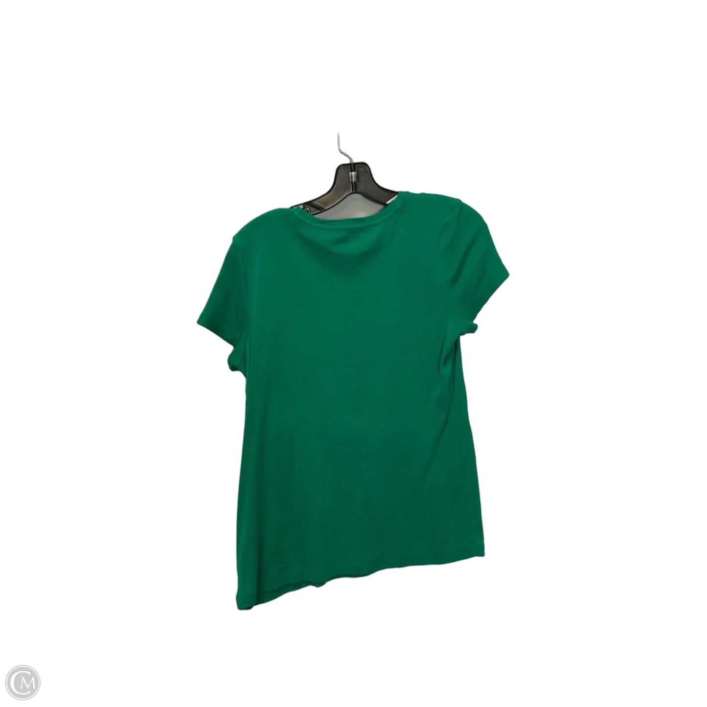 Top Short Sleeve Basic By Talbots In Green, Size: S
